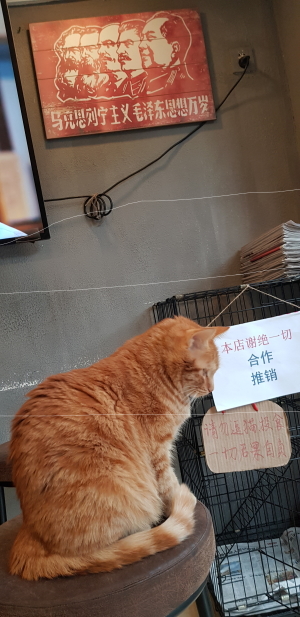 poster from a coffee bar